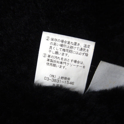AVIREX B-3 Mouton Sheepskin Bomber Jacket Size 46
