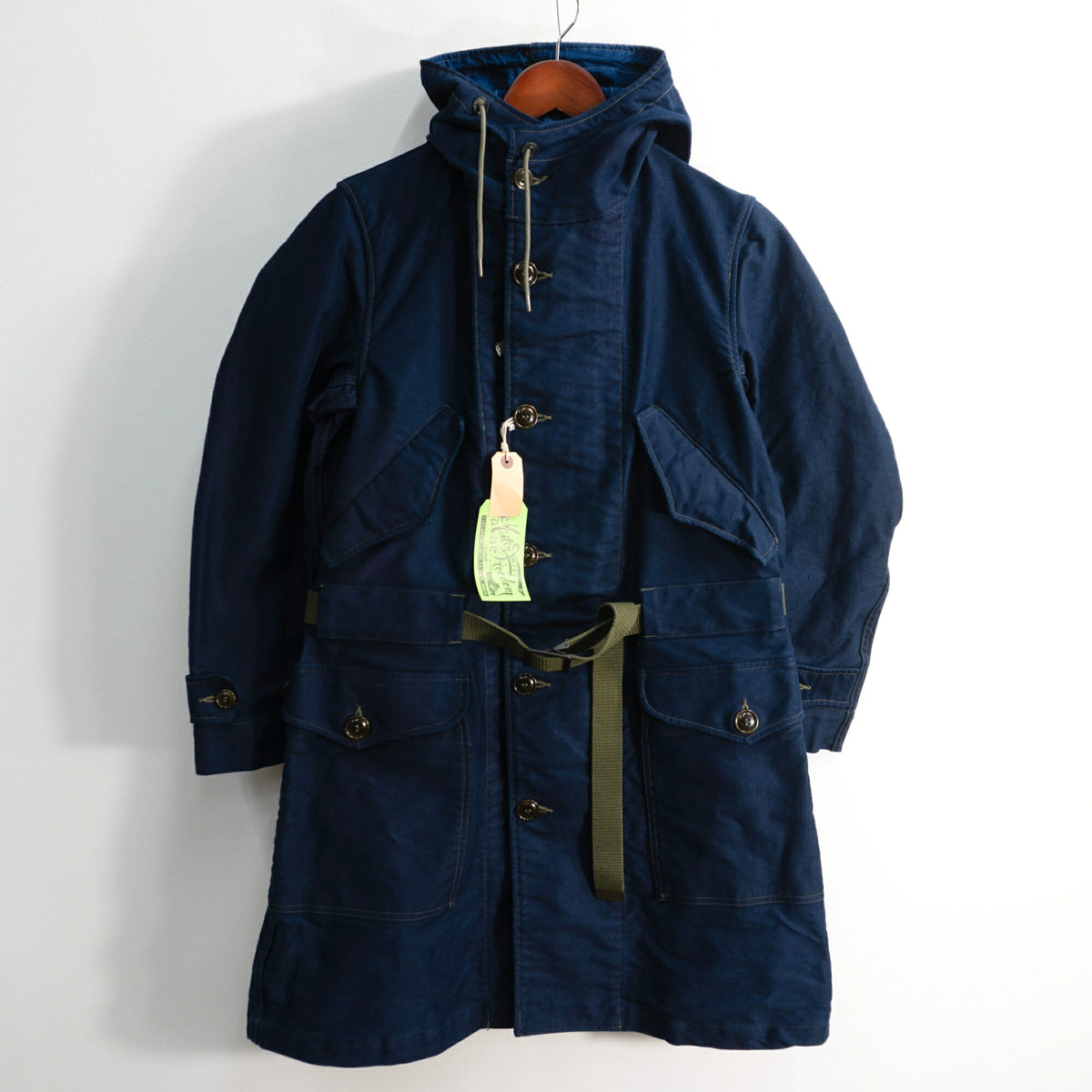 MISTER FREEDOM Indigo Jungle Cloth M-17 Parka Size S
