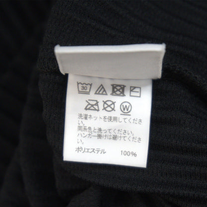 HOMME PLISSE ISSEY MIYAKE Black Pleated Hoodie Size 2