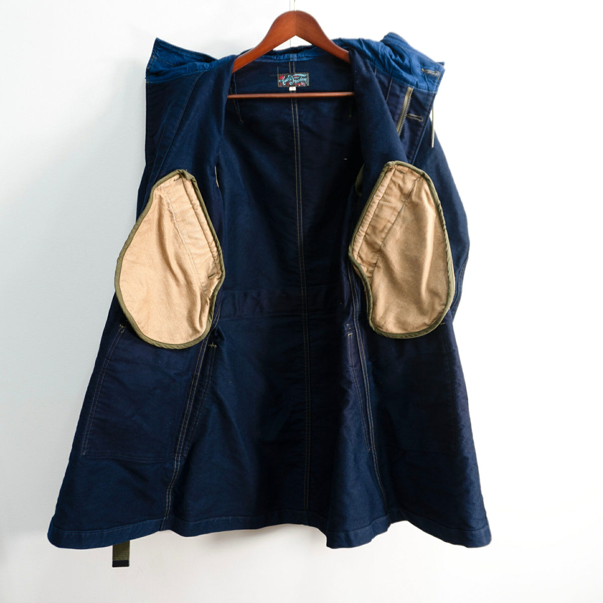 MISTER FREEDOM Indigo Jungle Cloth M-17 Parka Size S