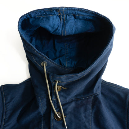 MISTER FREEDOM Indigo Jungle Cloth M-17 Parka Size S