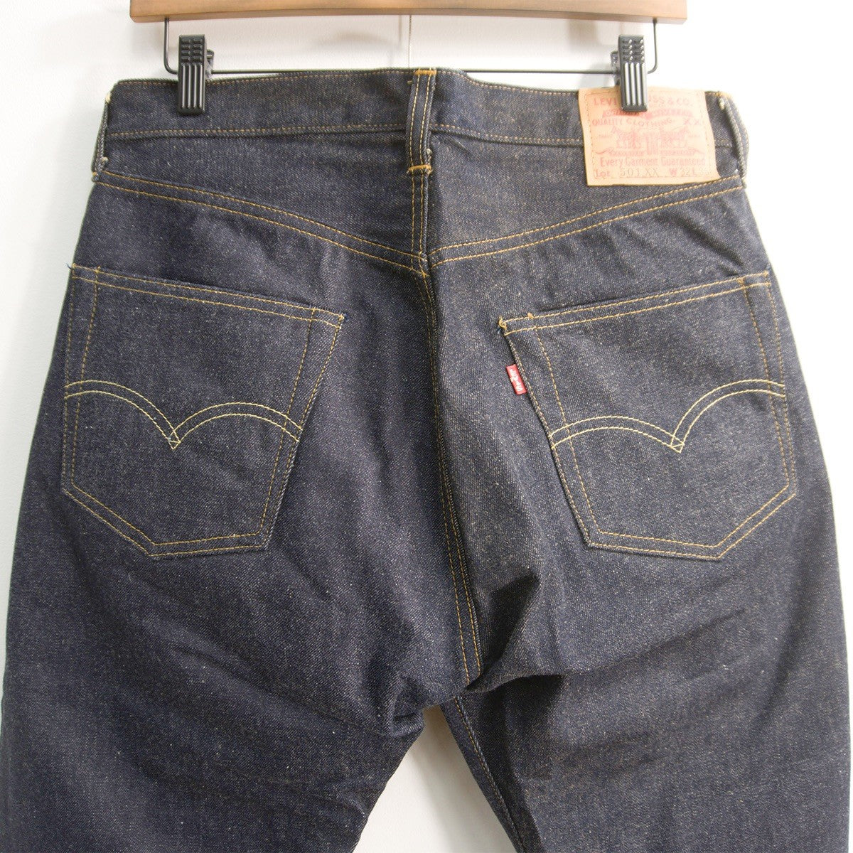 LEVI'S Deadstock 501XX Big E Valencia Denim Jeans Size 32×36