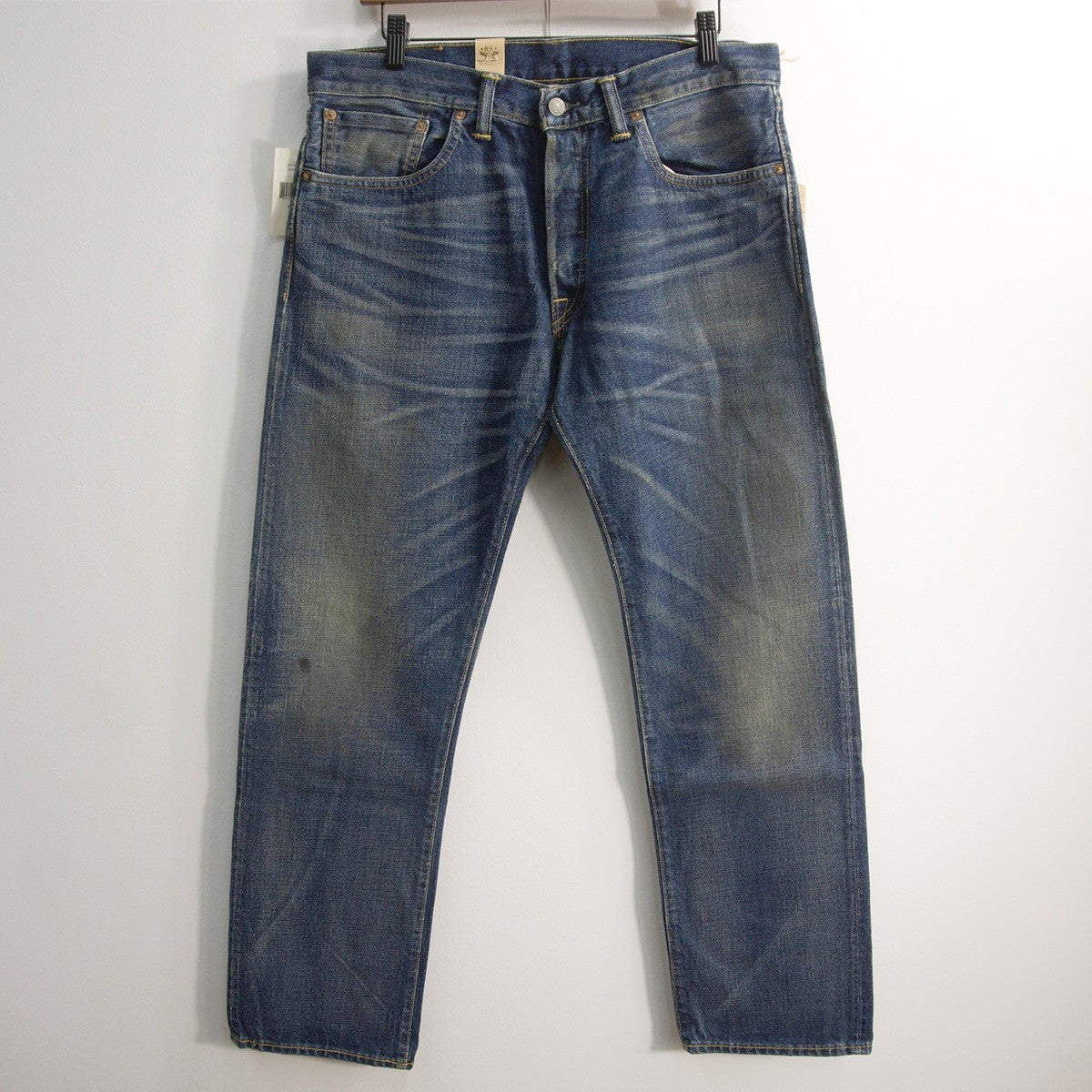 LOW-STRAIGHT JEANS x RRL Low-Straight Vintage Denim Jeans Size 32×30