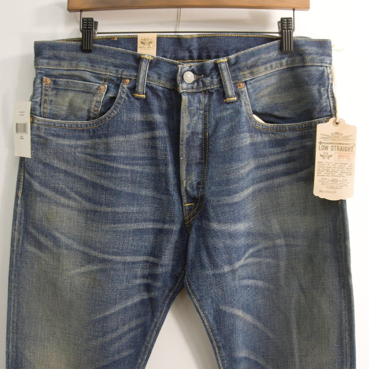 LOW-STRAIGHT JEANS x RRL Low-Straight Vintage Denim Jeans Size 32×30