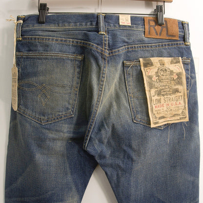 LOW-STRAIGHT JEANS x RRL Low-Straight Vintage Denim Jeans Size 32×30