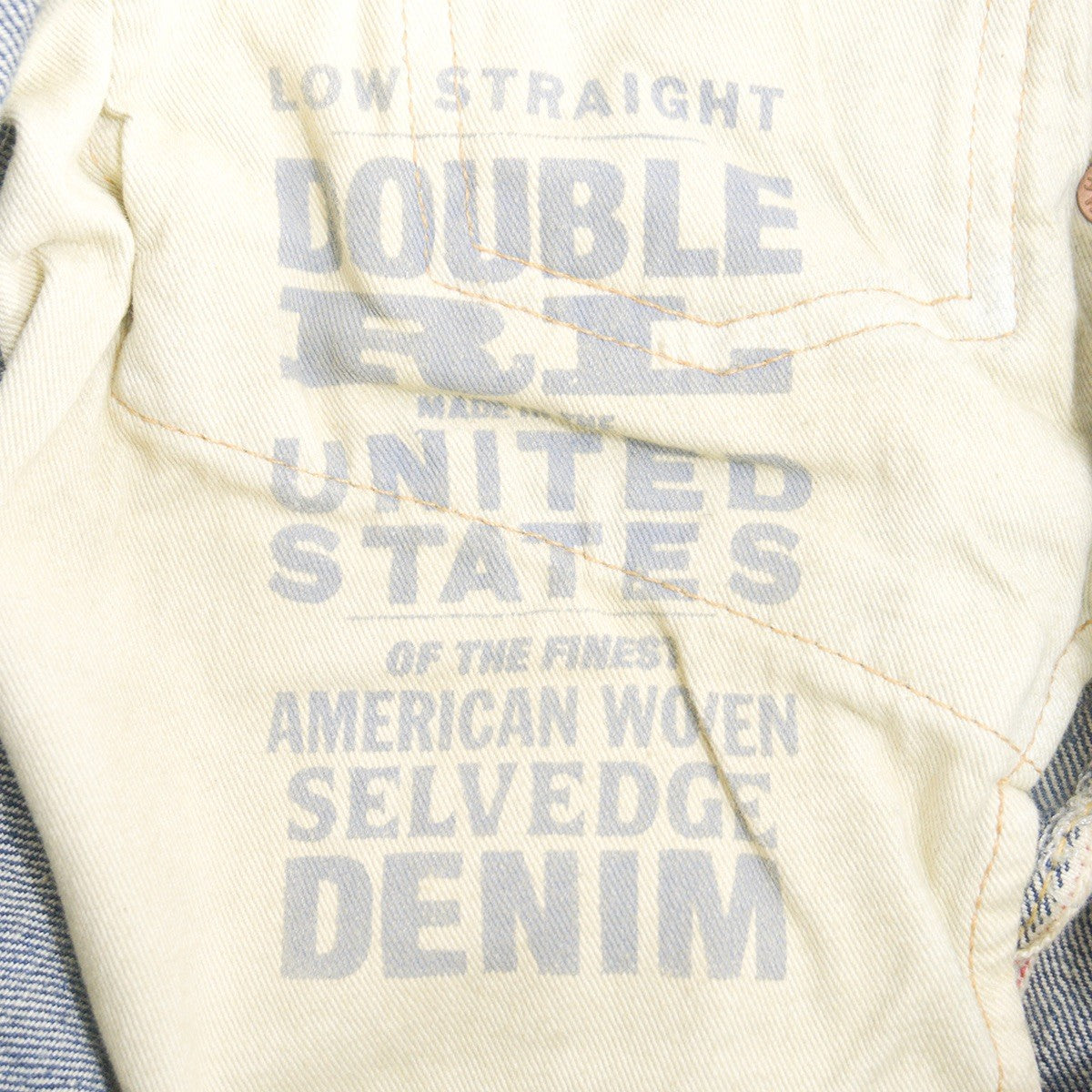 LOW-STRAIGHT JEANS x RRL Low-Straight Vintage Denim Jeans Size 32×30