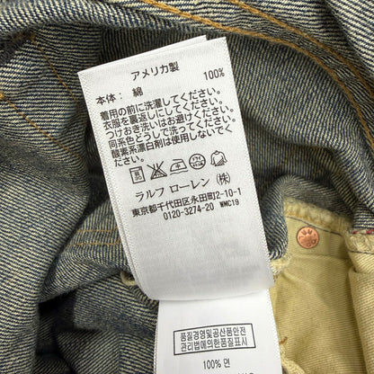 LOW-STRAIGHT JEANS x RRL Low-Straight Vintage Denim Jeans Size 32×30