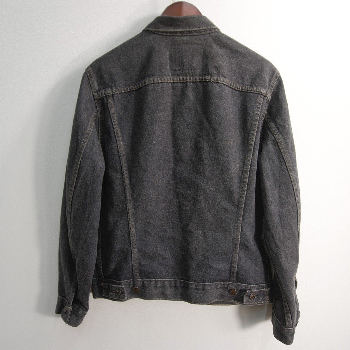 LEVI'S 80s 75505 Black Denim Jacket Size 40