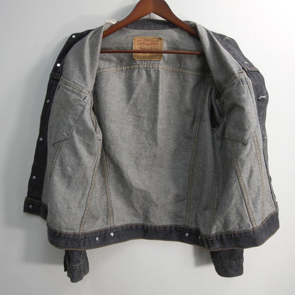 LEVI'S 80s 75505 Black Denim Jacket Size 40