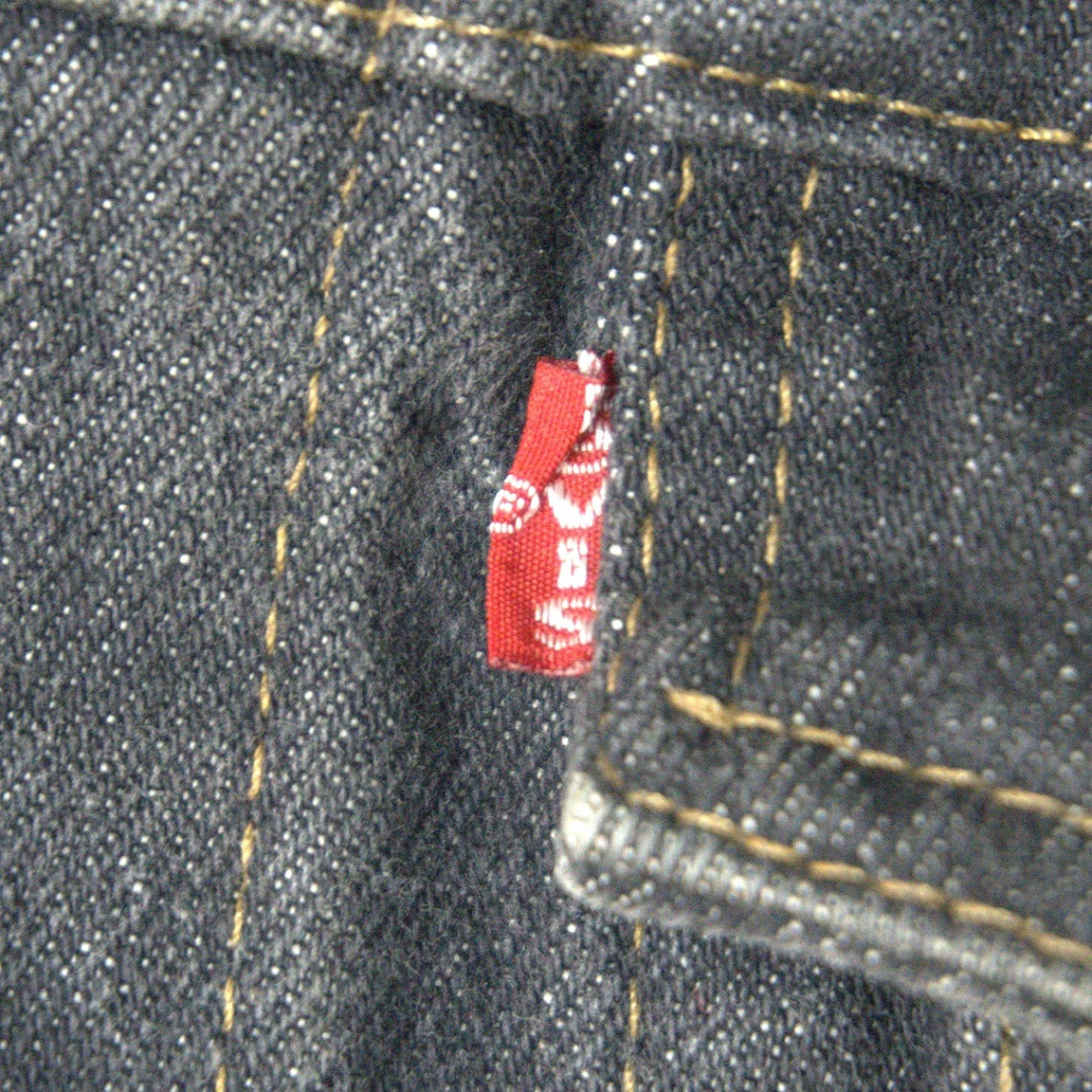 LEVI'S 80s 75505 Black Denim Jacket Size 40
