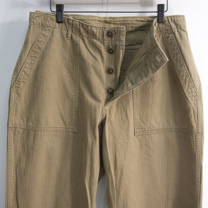 WAREHOUSE Lot 1086 HBT Herringbone Baker Pants Size 36