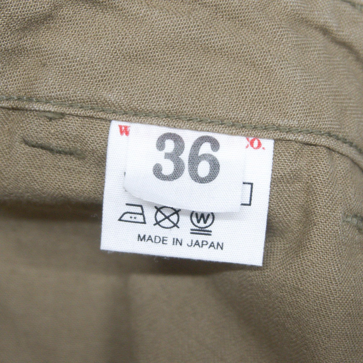 WAREHOUSE Lot 1086 HBT Herringbone Baker Pants Size 36
