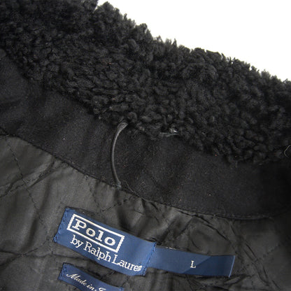 POLO RALPH LAUREN Italian Lamb Bomber Jacket Size L