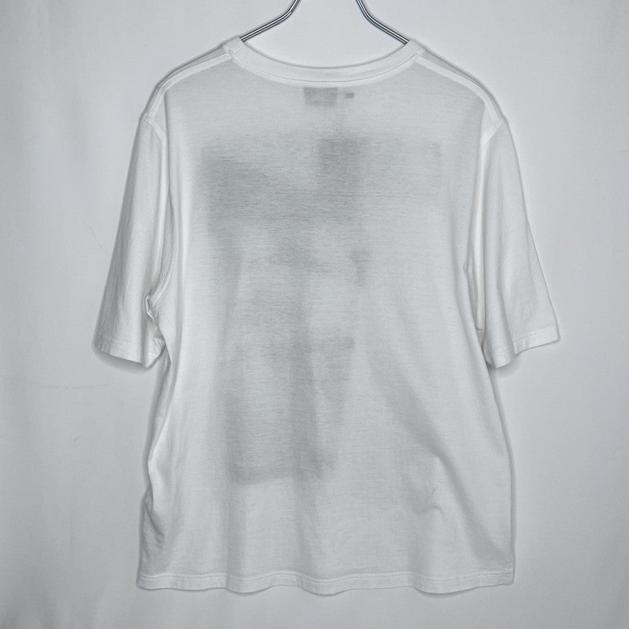 HERMES Zouaves et Dragons Cotton T-Shirt White Size M