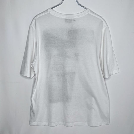 HERMES Zouaves et Dragons Cotton T-Shirt White Size M