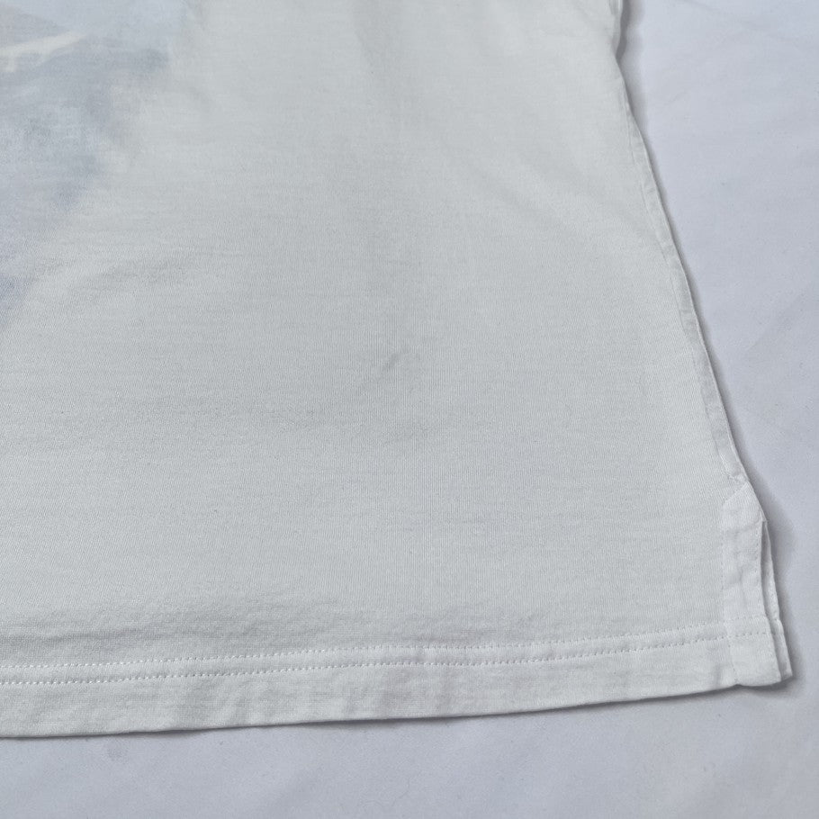 HERMES Zouaves et Dragons Cotton T-Shirt White Size M