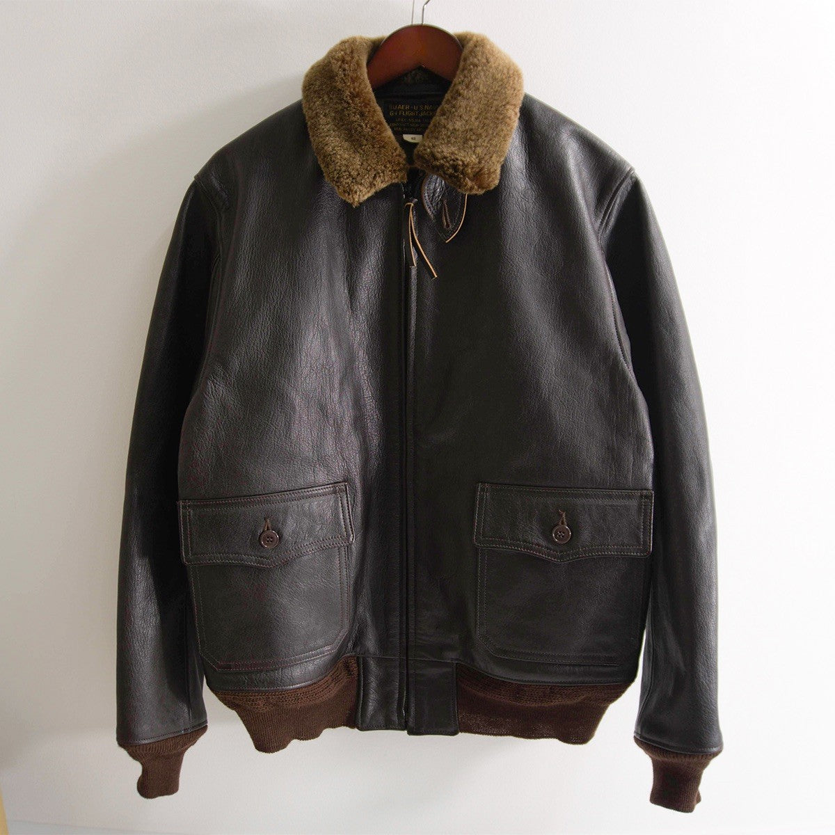 THE REAL MCCOY'S G-1 Leather Flight Jacket Size 42