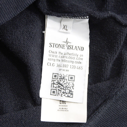 STONE ISLAND 18AW Black Sweatshirt Size XL