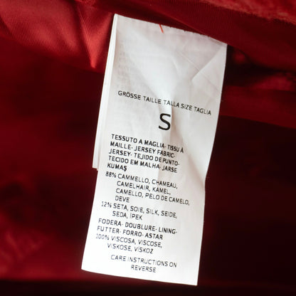 MAX MARA Teddy Bear Icon Coat Red Size S