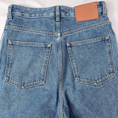 LOEWE Anagram Baggy Blue Jeans Size 42
