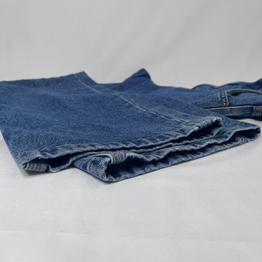 LOEWE Anagram Baggy Blue Jeans Size 42