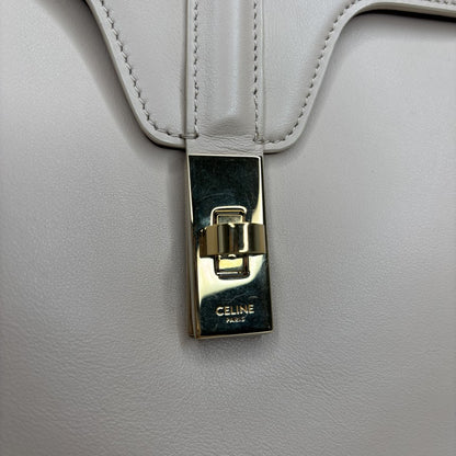 CELINE 16 Sangle Soft Large Tote Calf Leather Size ONE SIZE