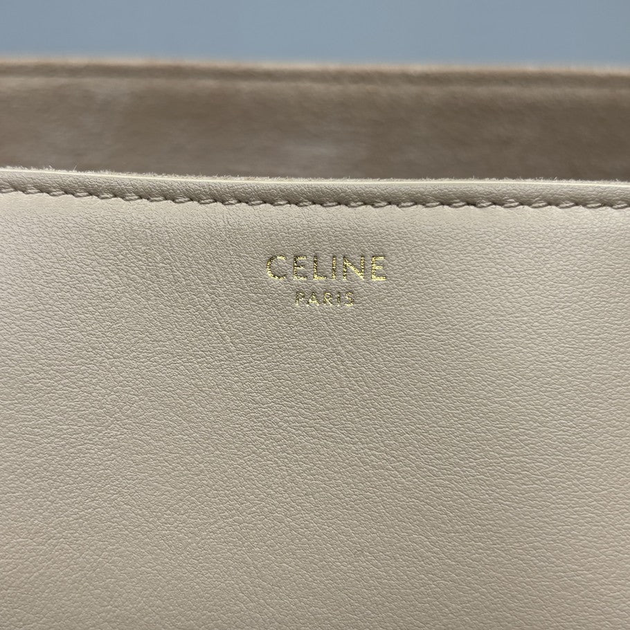 CELINE 16 Sangle Soft Large Tote Calf Leather Size ONE SIZE