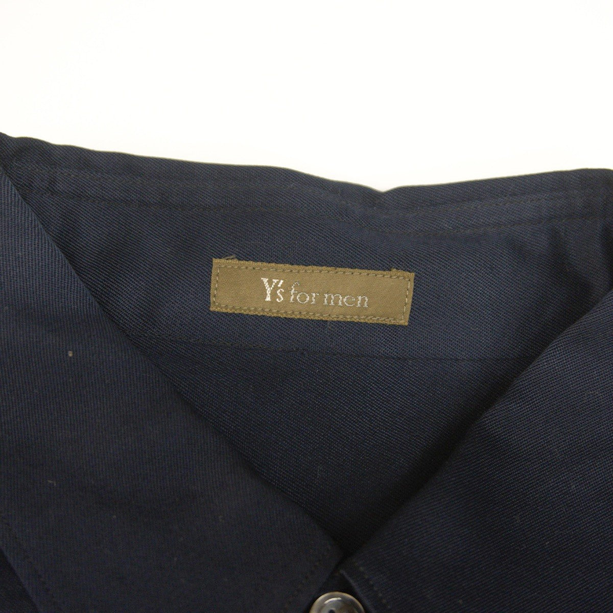 Y's for men Blue Oversized Rayon Long Sleeve Shirt