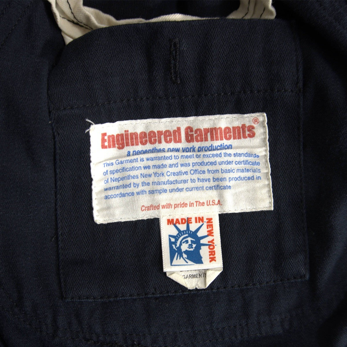 Engineered Garments Bedford Jacket Cotton Navy Size M