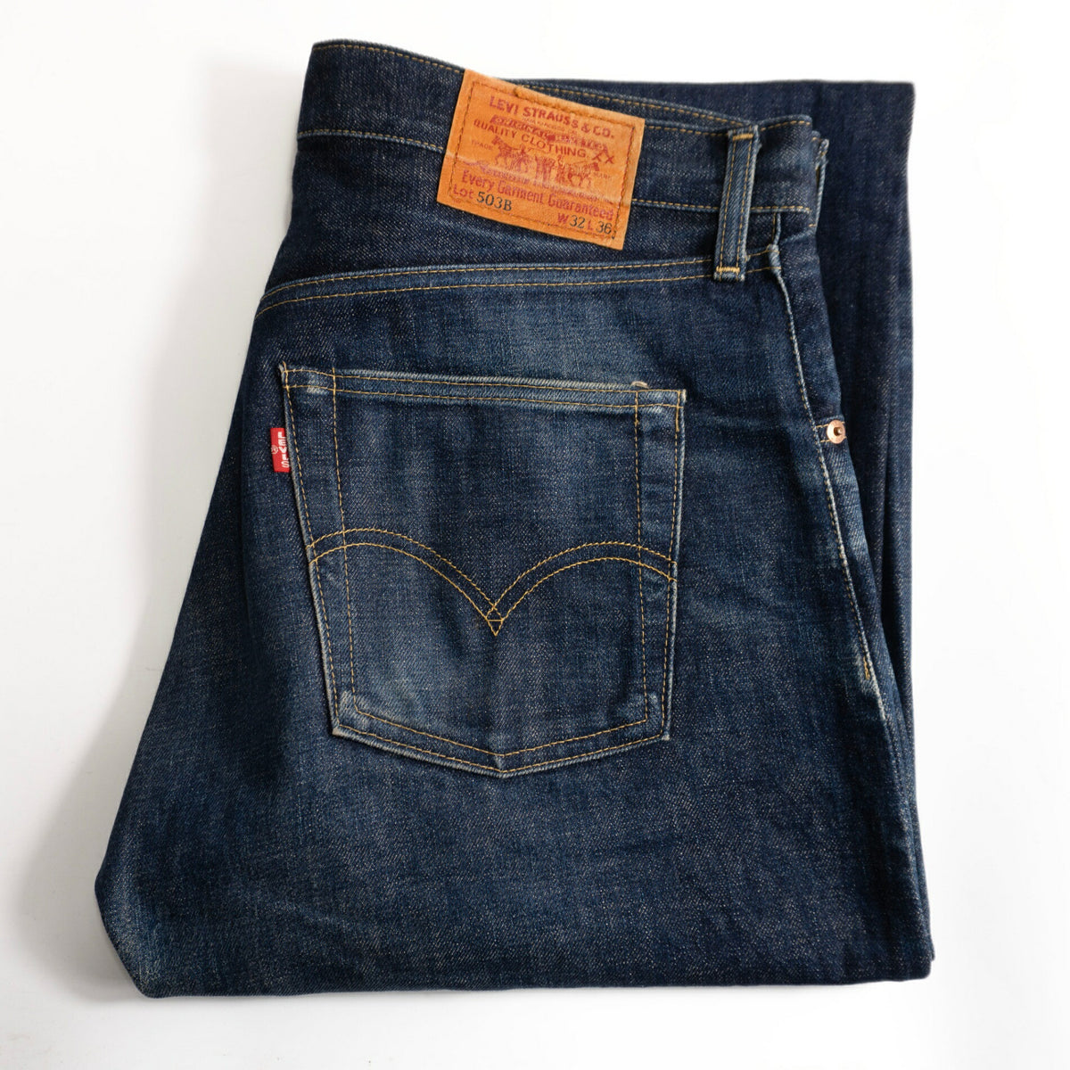 LEVI'S 503B XX Big E Denim Jeans Size 32×36