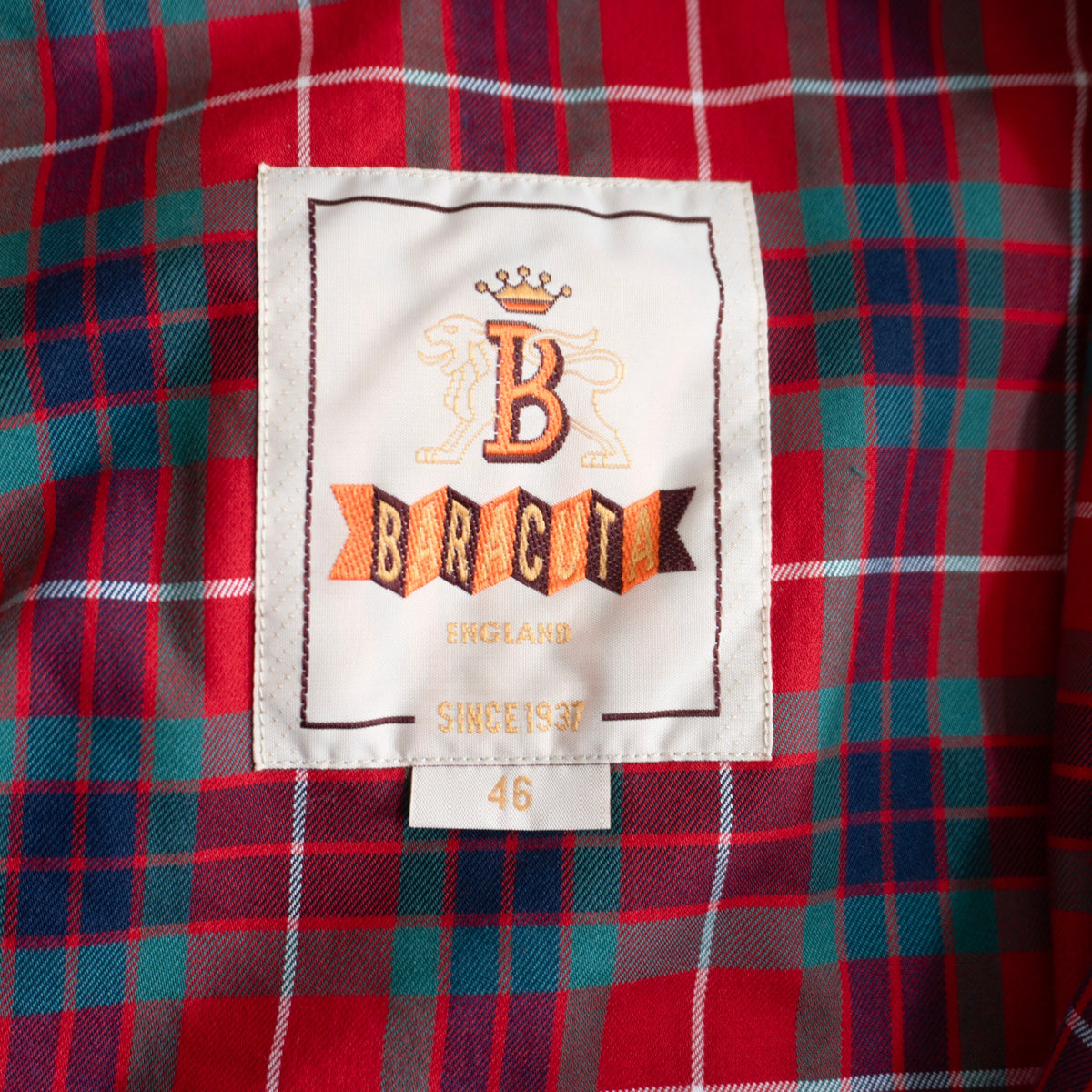 BARACUTA G9 Harrington Jacket Tan Size 46
