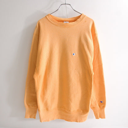 CHAMPION 90s Reverse Weave Rare Orange Sweatshirt Size L
