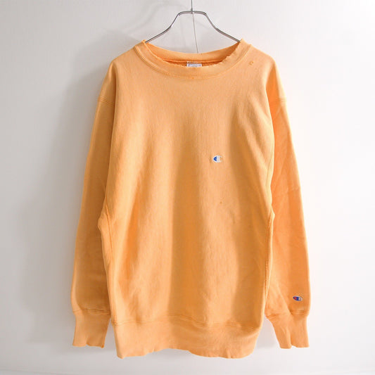 CHAMPION 90s Reverse Weave Rare Orange Sweatshirt Size L