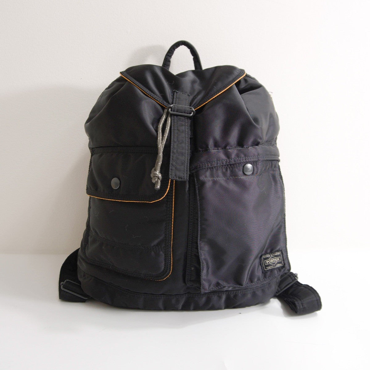 PORTER TANKER Black Nylon Backpack Bag