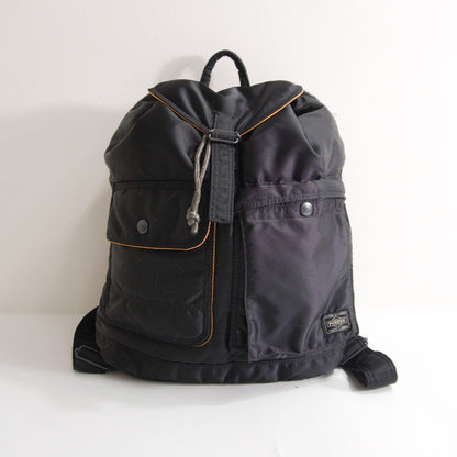 PORTER TANKER Black Nylon Backpack Bag