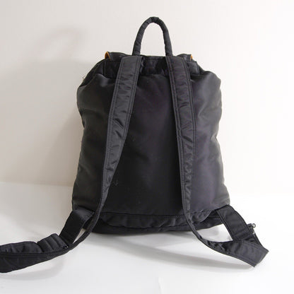 PORTER TANKER Black Nylon Backpack Bag