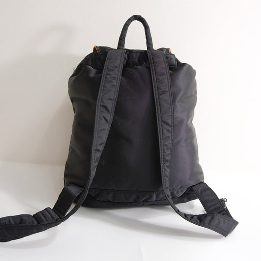 PORTER TANKER Black Nylon Backpack Bag