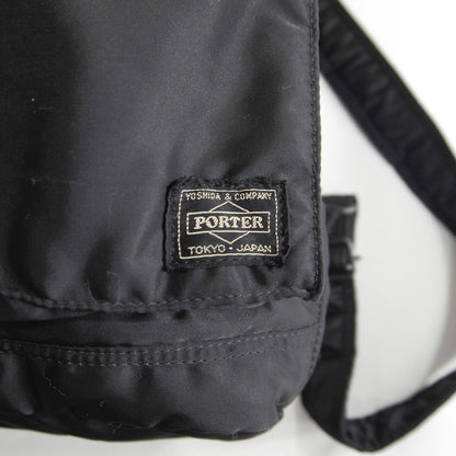 PORTER TANKER Black Nylon Backpack Bag