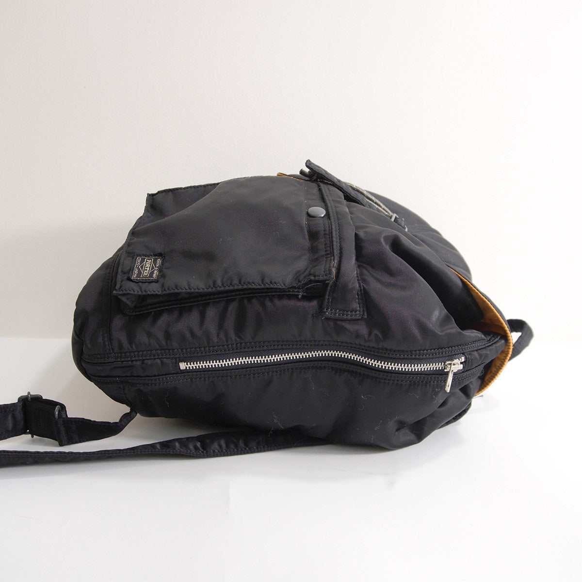 PORTER TANKER Black Nylon Backpack Bag