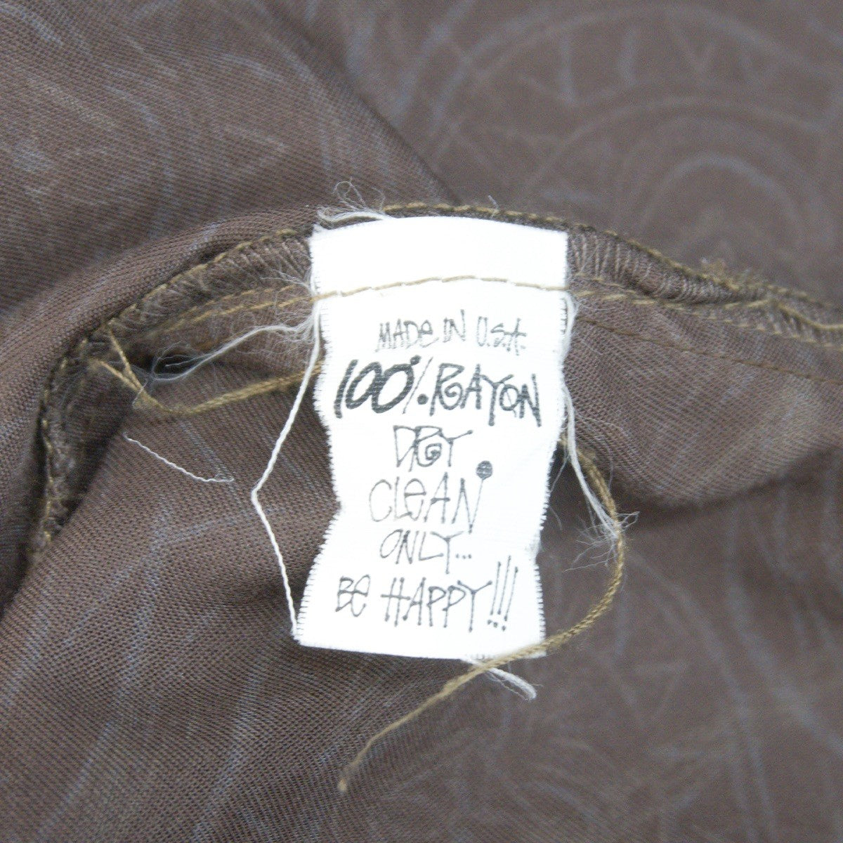 STUSSY 80s USA Made Open Collar Rayon Shirt Size L