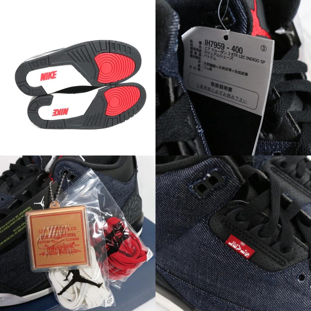 NIKE Jordan x Levi's Air Jordan Sneakers Indigo Size 29.0cm
