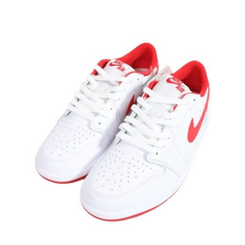 NIKE Jordan 1 Retro Low OG Sneakers White Red Size 29.0cm