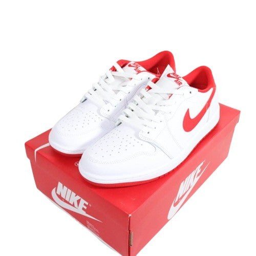 NIKE Jordan 1 Retro Low OG Sneakers White Red Size 29.0cm