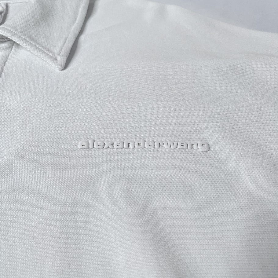 Alexander Wang Cotton Long Sleeve T-Shirt White Size M