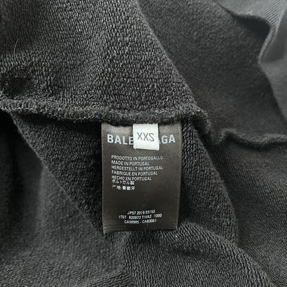 BALENCIAGA Real Balenciaga Pullover Hoodie Black