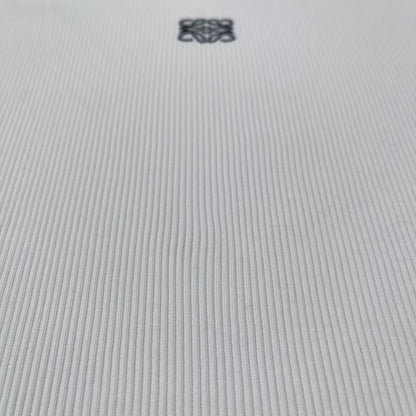 LOEWE Oversized Fit Cotton Long Sleeve T-Shirt White Size L