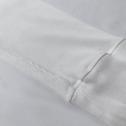 LOEWE Oversized Fit Cotton Long Sleeve T-Shirt White Size L
