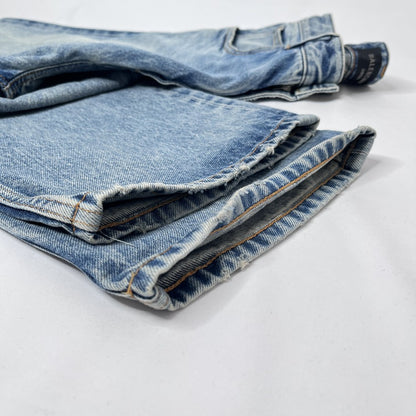 BALENCIAGA Baggy Unisex Light Blue Cotton Jeans