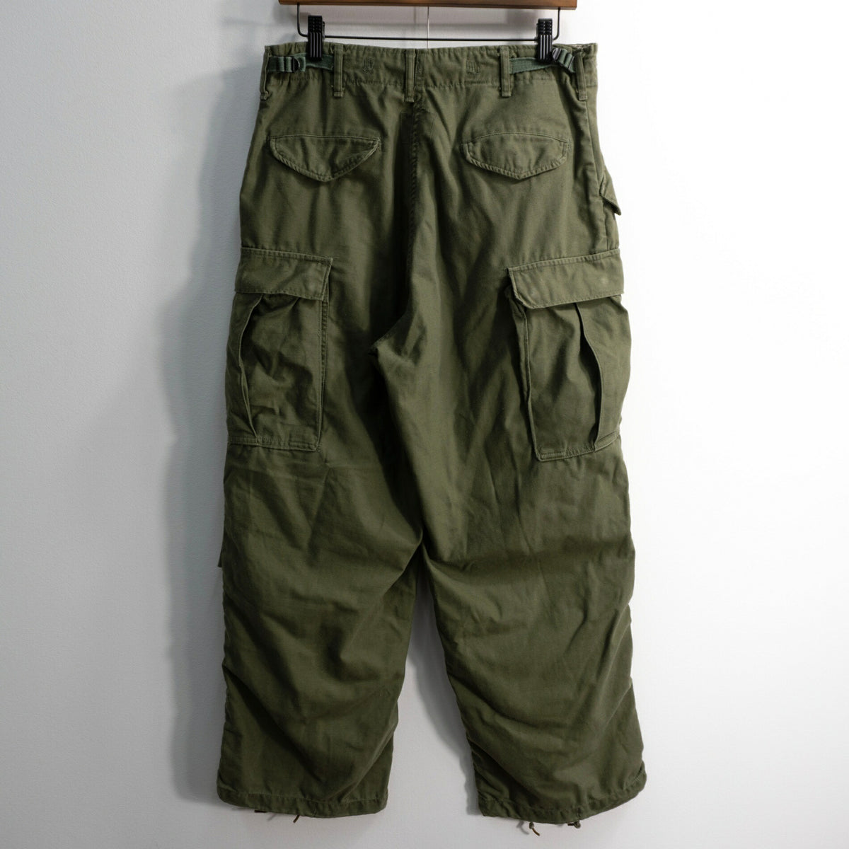 US ARMY 60s M-65 Aluminum Zip Cargo Pants Size SMALL-REGULAR