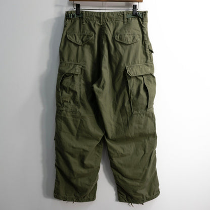 US ARMY 60s M-65 Aluminum Zip Cargo Pants Size SMALL-REGULAR